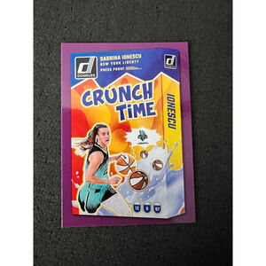 Sabrina Ionescu - 2025 Donruss WNBA “Crunch Time” Purple